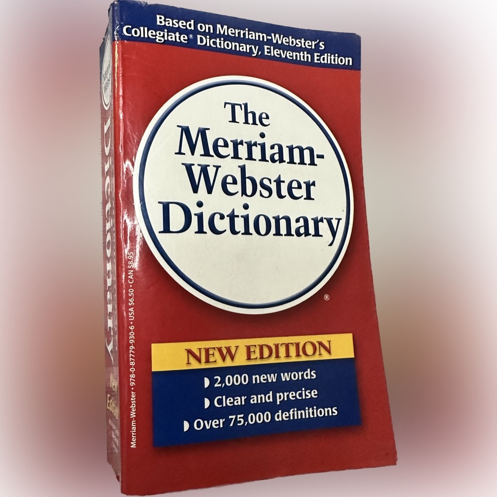 The Merriam-Webster Pocket Dictionary Light Pre Used Condition No Marks/Tears